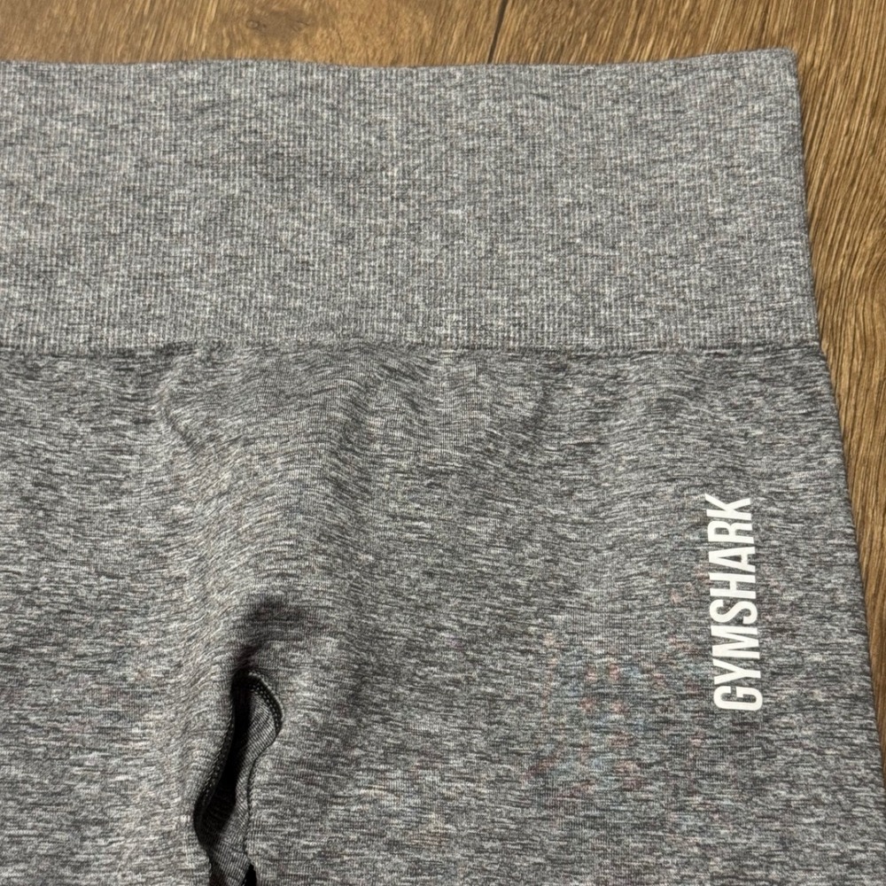 Gymshark Women's Grey Heathered Leggings Athletic Size XS - Picture 2 of 7